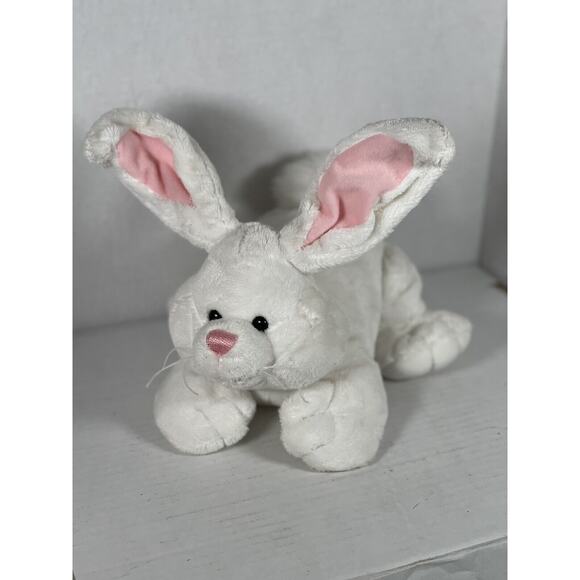 Gund Other - Gund Big Zippity White Bunny Rabbit 36175 12" Plush Stuffed Animal Posable Ears